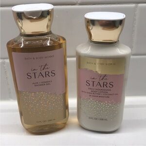 NWT! BBW In The Stars Shower Gel and Body Lotion Set